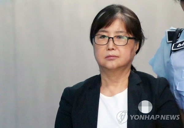 최순실. 연합뉴스