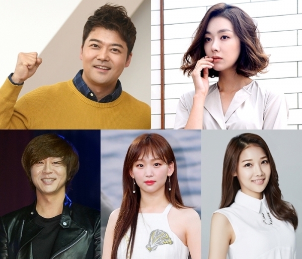 '소리바다 어워즈' MC로 확정된 전현무 소이현 윤도현 진기주 정이나. 각 소속사