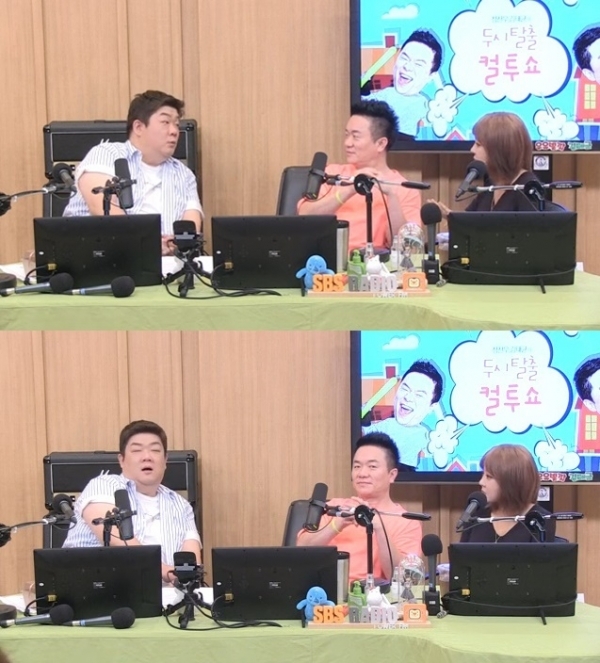 '컬투쇼' 유민상이 땀이 많다는 오해에 대해 해명했다. 보이는 라디오 캡처