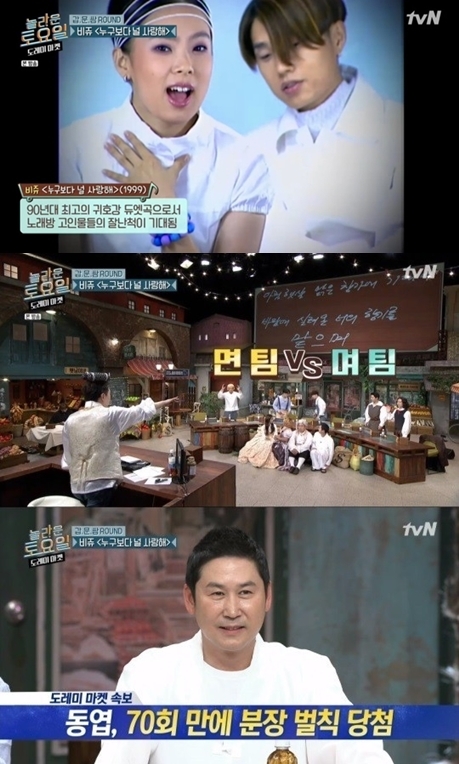 tvn'놀라운토요일' 방송화면