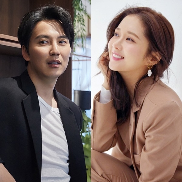 배우 김남길과 장나라. 씨제스엔터테인먼트, 라원문화