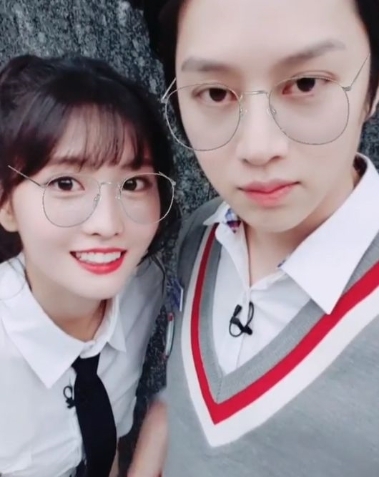 김희철과 모모. 김희철 인스타그램