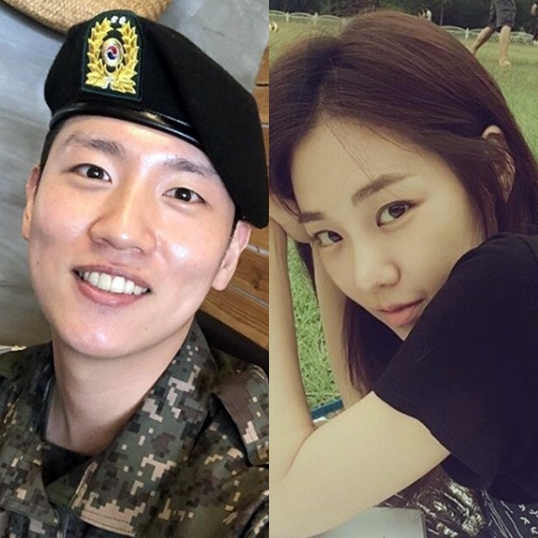 왼쪽부터 열애 사실을 인정한 래퍼 한해와 배우 한지은. 인스타그램