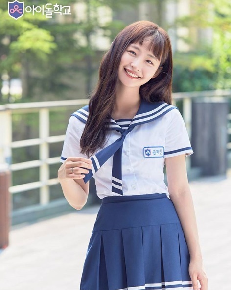 '아이돌학교' 출연 당시의 솜혜인(솜해인). JTBC
