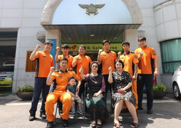 구리소방서, 신규 소방관 가족방문 체험 행사 가져