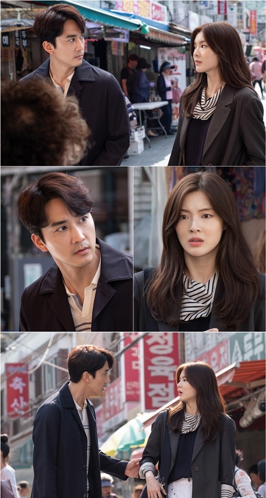 '위대한 쇼' 송승헌 이선빈 촬영 현장 스틸. tvN