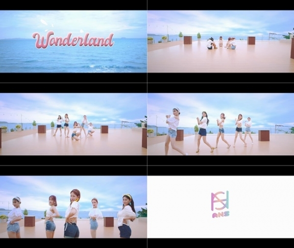 ANS의 프리 데뷔곡 'Wonderland(원더랜드)' 퍼포먼스 비디오 이미지. ANS엔터테인먼트