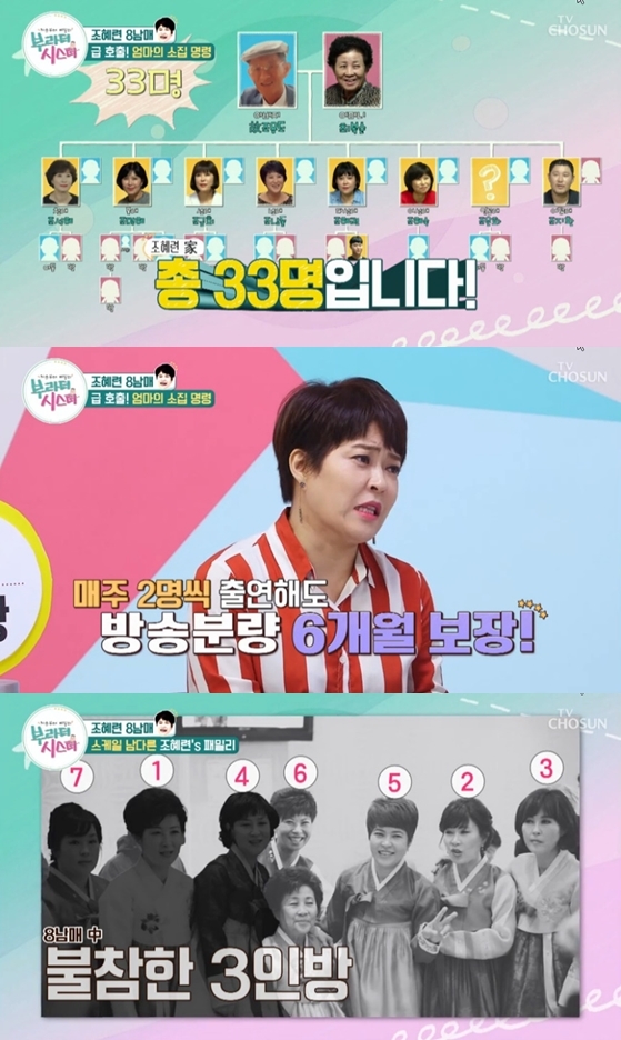 tv조선'부라더시스터' 방송화면