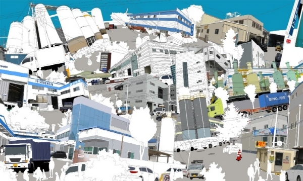김승택, 콤비나트kombinat, 120x200cm, 2019
