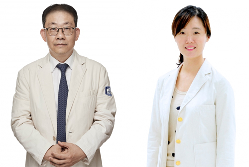▲ 정형외과 박일중 교수, 산부인과 신재은 교수