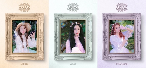 왼쪽부터 시현 주은 효경 개인컷. 라이징스타엔터테인먼트