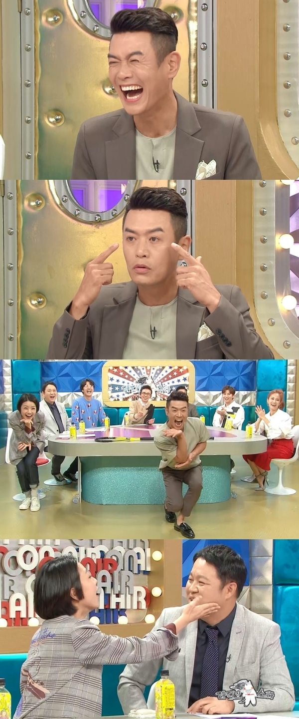 '라디오스타' 김대희가 안영미가 변했다고 폭로한다. 그는 안영미의 인사에 공포감을 느꼈다고 털어놓은 것. MBC