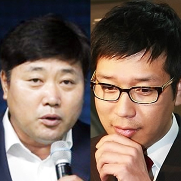 왼쪽부터 양준혁, 강병규. 연합뉴스