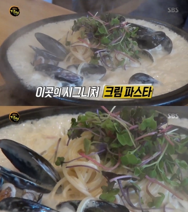 '생활의 달인'에서는 인천 파스타 달인의 크림 파스타의 누룽지 비법이 공개됐다. 방송 캡처