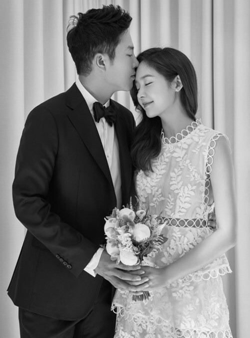안성현 성유리 부부 웨딩화보. 에스엘이엔티