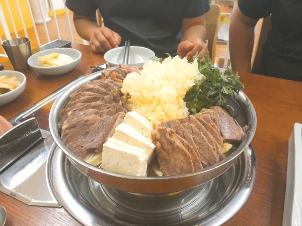소고기 요리 어복쟁반