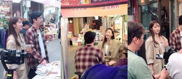 방송인 안혜경이 '6시 내고향' 촬영 현장을 공개했다. 안혜경 인스타그램