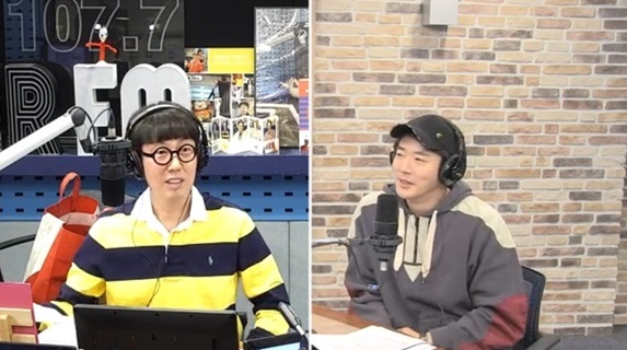 '김영철의 파워FM'에 출연한 배우 권상우. SBS 보이는 라디오