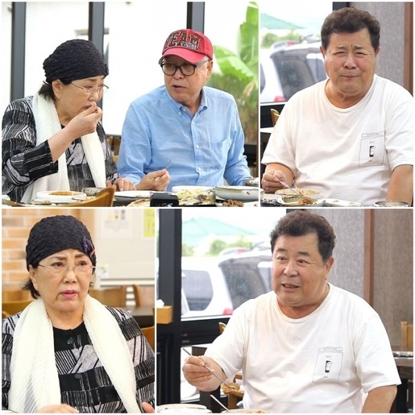 '모던 패밀리'에 출연한 백일섭과 사미자-김관수 부부. MBN