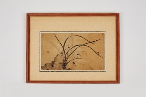 표암 강세황, 난석도, 18세기, 종이에 수묵담채, 33.0x56.0cm, 안산시(성호기념관) 소장