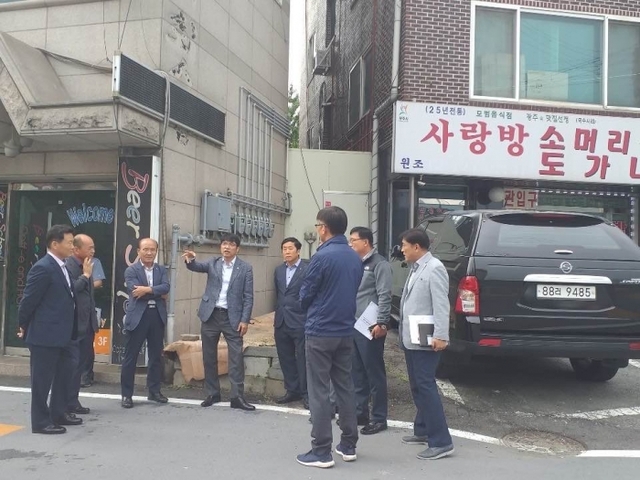 ▲ 이석범 광주 부시장, 곤지암 지역상권 활성화를 위한 현장방문 실시