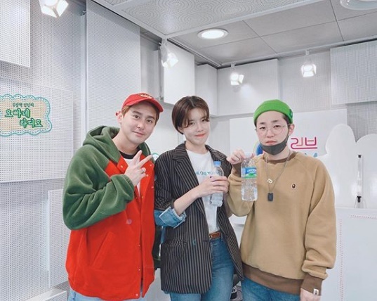 왼쪽부터 김상혁 장도연 딘딘. SBS '오빠네 라디오' 공식 SNS