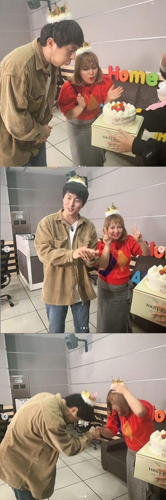 기안84가 박나래와 합동 생일 파티 현장을 공개했다. 기안84 인스타그램