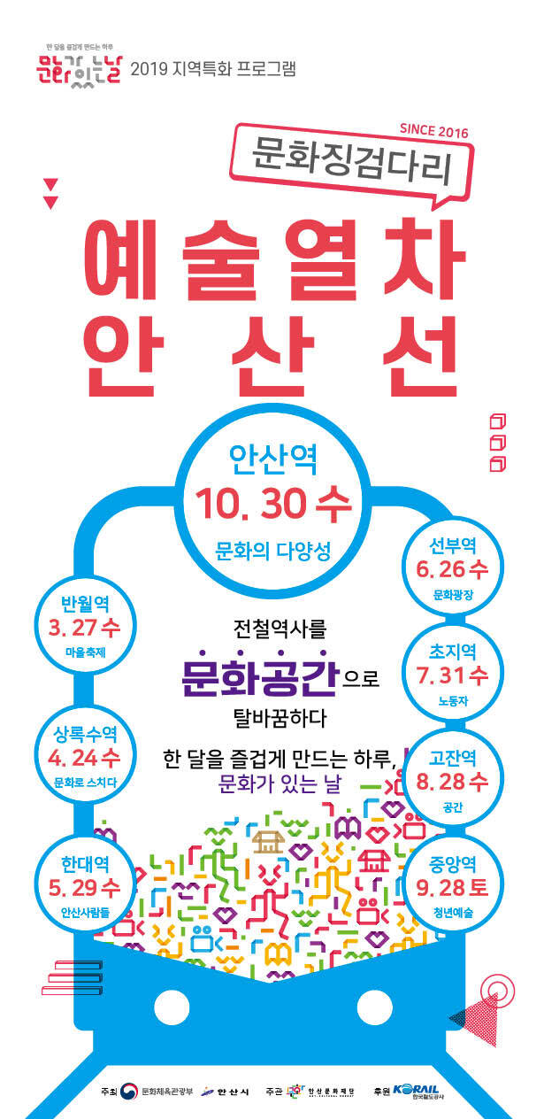 ▲ 예술열차 안산선