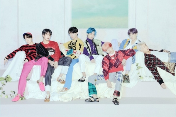 그룹 방탄소년단. 빅히트엔터테인먼트