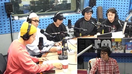 '김영철의 파워FM'에 출연한 그룹 마흔파이브. SBS 보이는 라디오