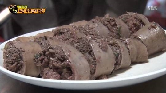 '생활의 달인'에 소개된 보은 막창순대. SBS