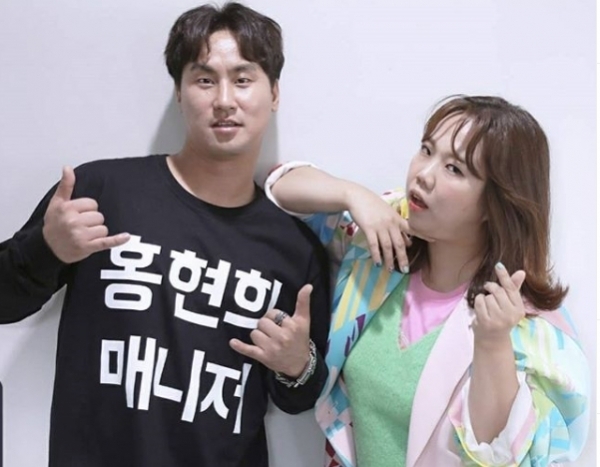 개그우먼 홍현희와 매니저. 인스타그램