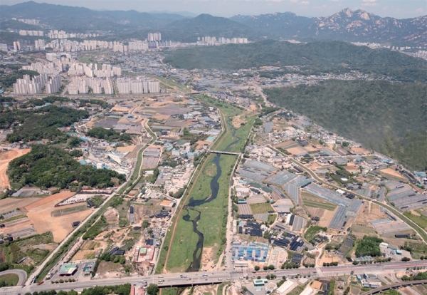 창릉지구 항공사진