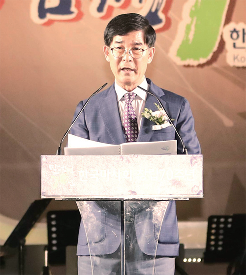 김낙순 한국마사회장이 창립 70주년 행사에서 4대 경영 원칙을 대국민 약속으로 선포했다.
