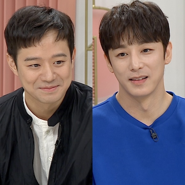 '냉장고를 부탁해'에 출연한 배우 천정명(왼쪽)과 진이한. JTBC