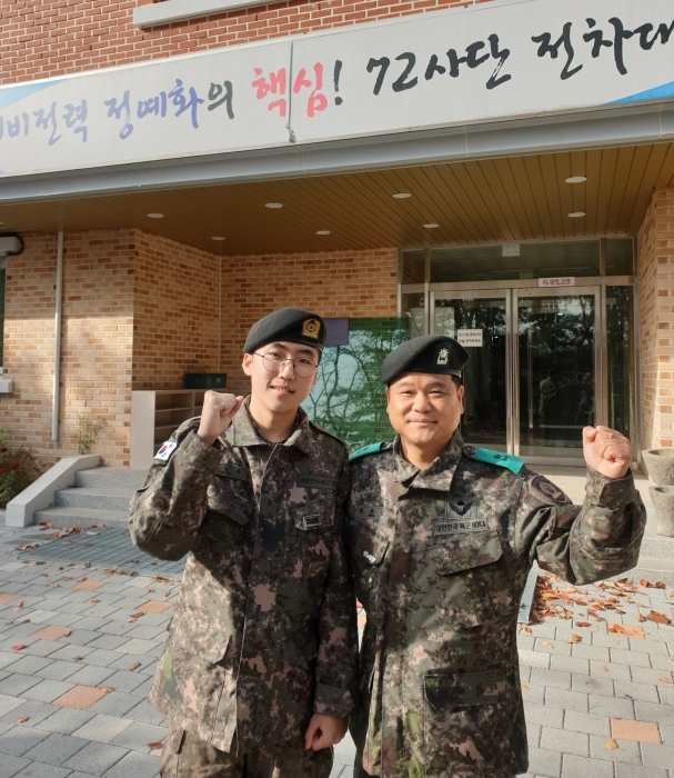 ▲ 72사단 전차대대장 박종남 소령