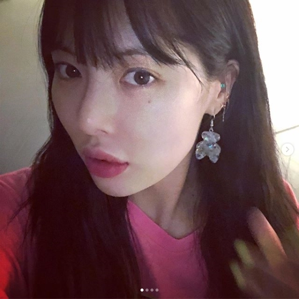 가수 현아. 인스타그램