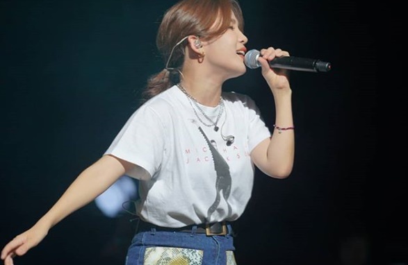 가수 김나영. 인스타그램
