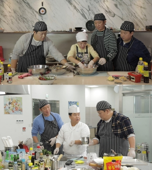 '식탁의 기사'에서는 허재 유민상 정호영 셰프의 험난한 간편식 개발기가 공개된다. KBS 2TV