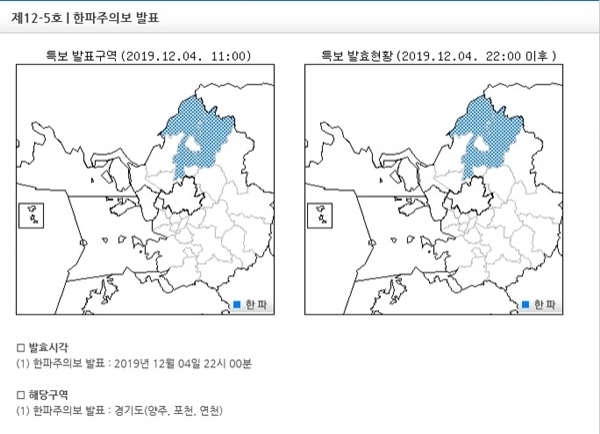 수도권기상청 제공