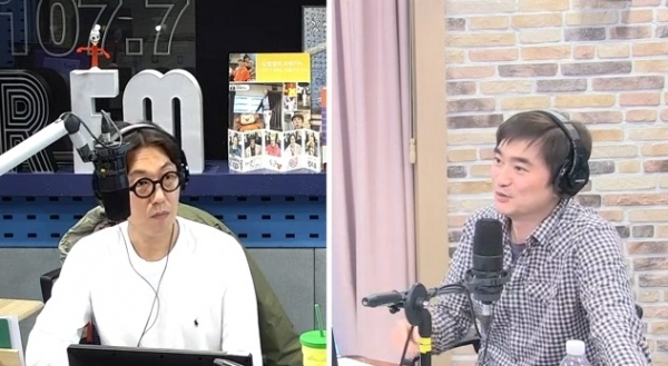 '김영철의 파워FM'에 출연한 배우 김석훈. SBS 보이는 라디오