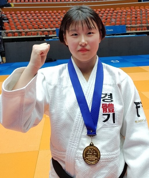▲ 여고부 63㎏급 시즌 3관왕 정승아.
