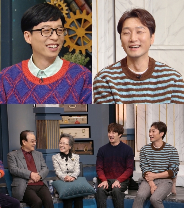 '해피투게더4'에 출연한 뮤지컬 배우 이석준(위 사진 오른쪽). KBS2