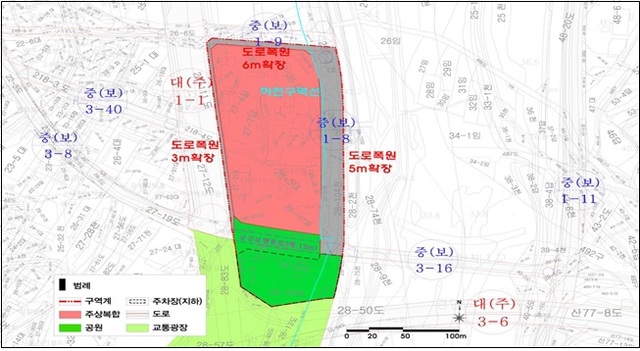 ▲ 광주시, 경안2지구 도시개발사업 개발계획수립 고시-개발계획(토지이용계획)