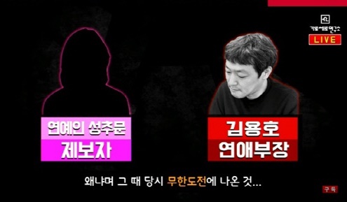 유튜브 채널 '가로세로연구소'가 한 연예인의 성추행 의혹을 제기했다.