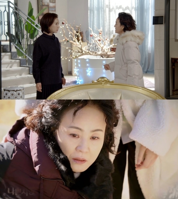 '나쁜 사랑' 이상숙이 신고은을 위해 정애리를 찾았다. 방송 캡처