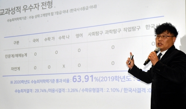 15일 수원컨벤션센터에서 열린 ‘대학연합 전공체험박람회’에 참가한 중,고등학생들이 강남, 경기, 단국, 아주대학교 계열별 전공 체험부스에서 대학진학시 어떤 전공을 선택해야 하는지 내가 선택한 전공에서는 무엇을 배울지 등에 대해 체험해 보고 있다.전형민기자