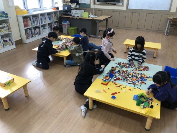 겨울방학 중 초등돌봄교실 운영 모습. 사진=성남교육청 제공