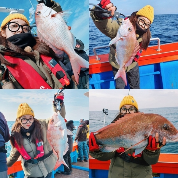 배우 김보라의 '도시어부2' 촬영 현장. 모먼트 글로벌