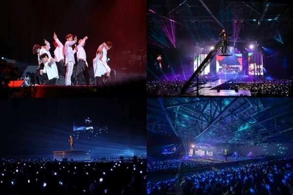 가수 김재환 부산 콘서트 현장 스틸. 스윙엔터테인먼트